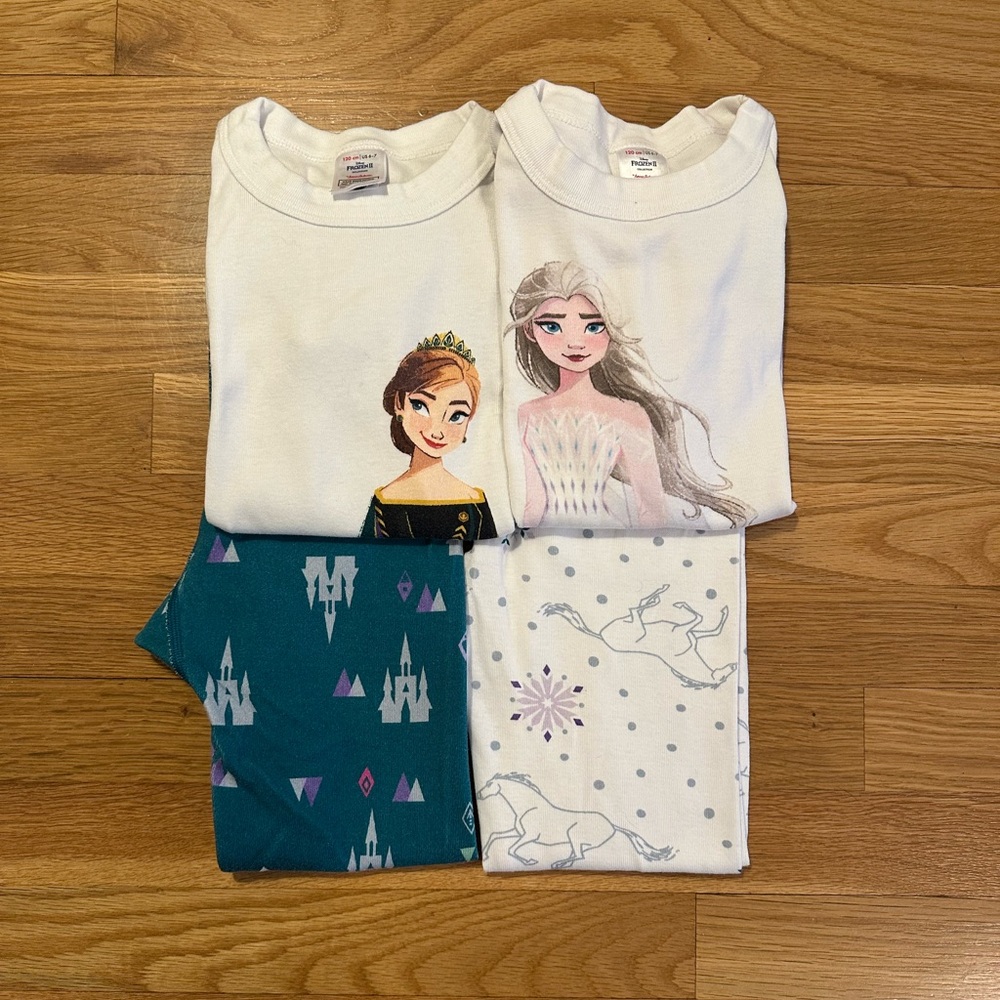 *Two* Frozen Themed Pajama Sets